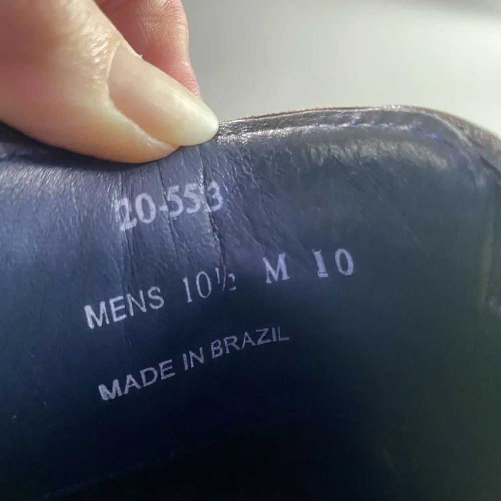 Men's‎ Johnston&Murphy Dark Brown Shoes Sz.10.5M Leather Lace Up PROM WEDDING